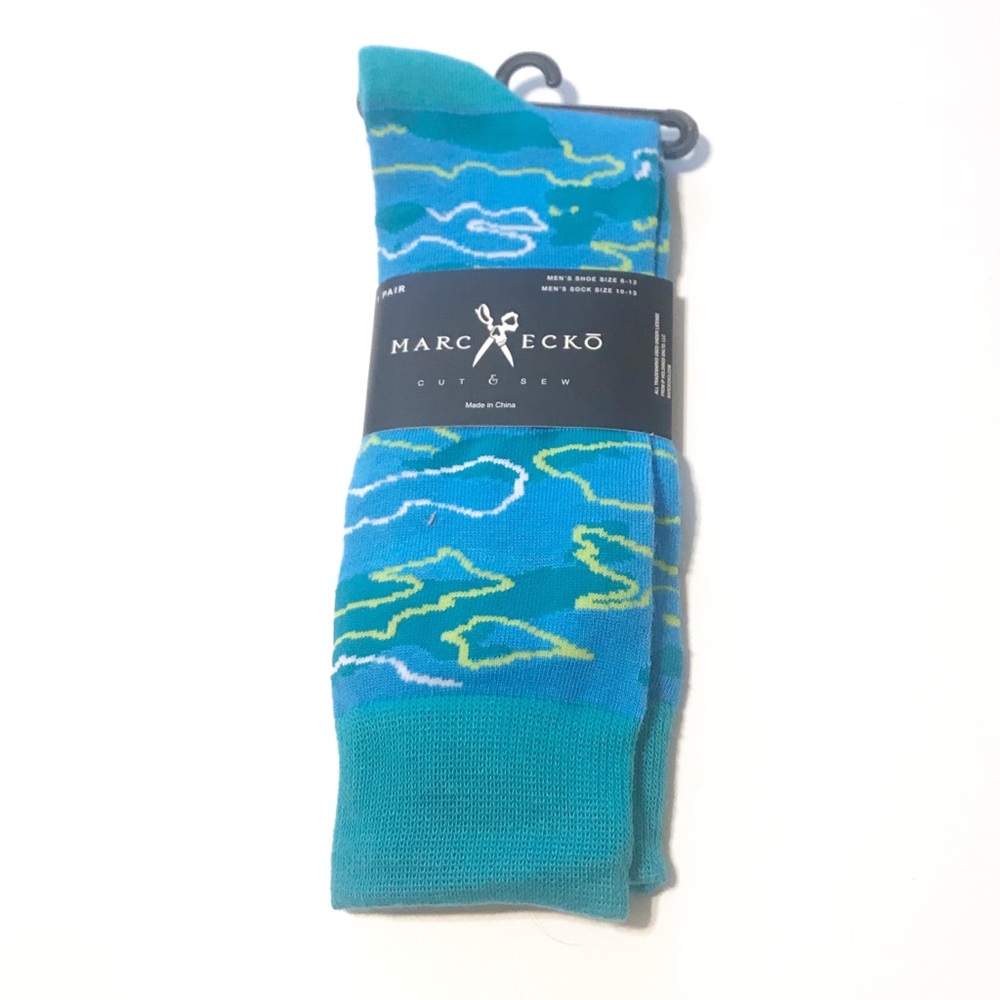 Novelty fun socks - Army blue